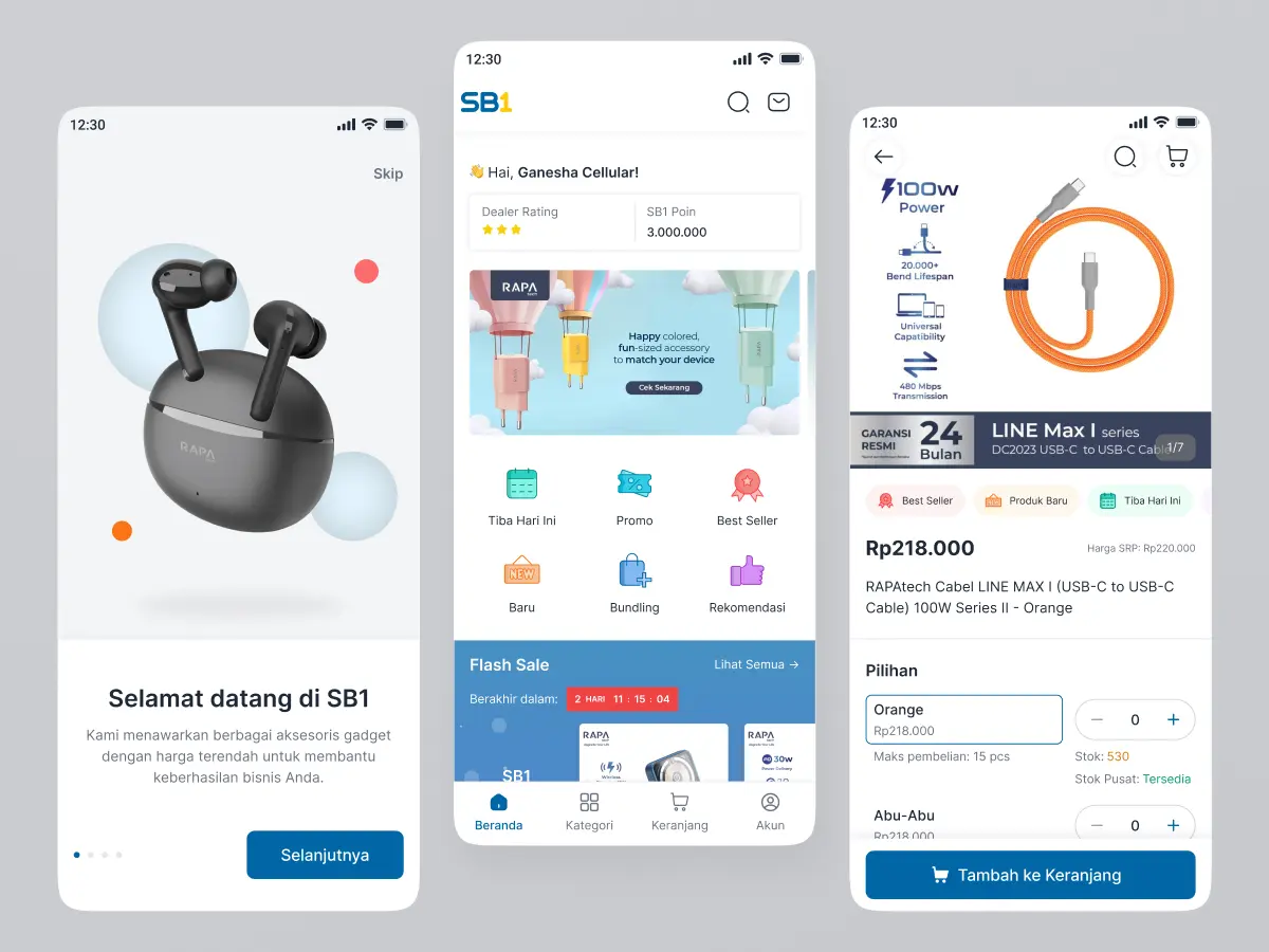 SB1: A B2B E-commerce for Gadget Accessories